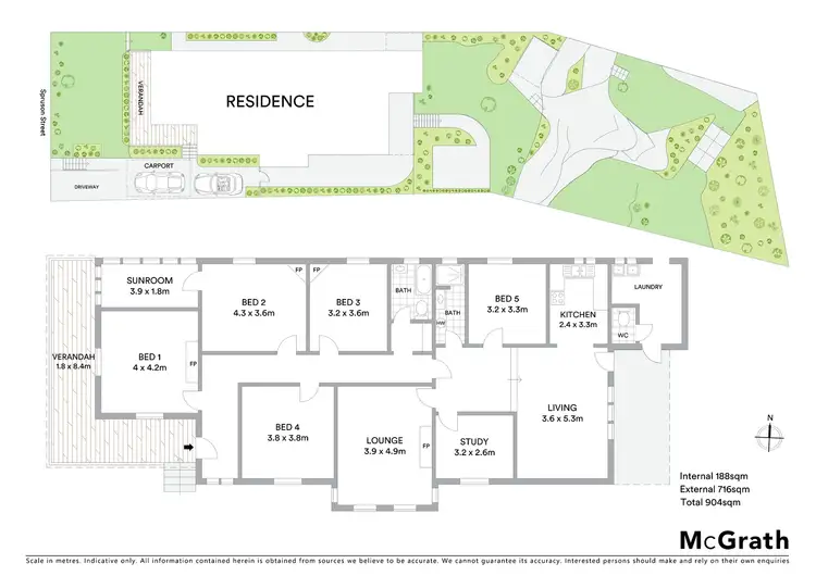 Floorplan of Homely house listing, 43 Spruson Street, Neutral Bay NSW 2089