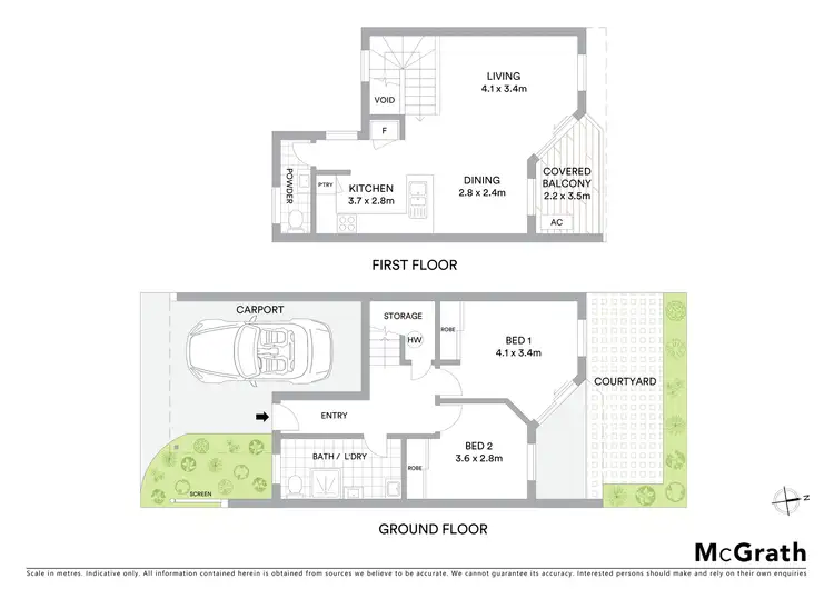 Floorplan of Homely apartment listing, 2/76 Southern Cross Parade, Sunrise Beach QLD 4567