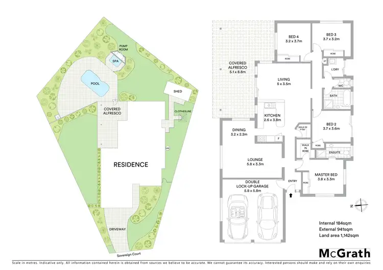 Floorplan of Homely house listing, 11 Sovereign Court, Sunrise Beach QLD 4567