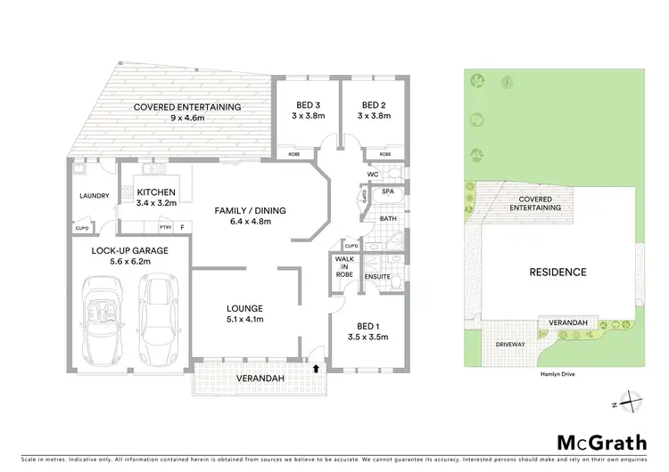 Floorplan of Homely house listing, 101 Hamlyn Drive, Port Macquarie NSW 2444