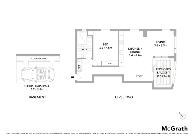 Floorplan of Homely apartment listing, 9/42 Gibbens Street, Camperdown NSW 2050