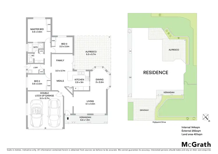 Floorplan of Homely house listing, 22 Highpoint Drive, Blacktown NSW 2148