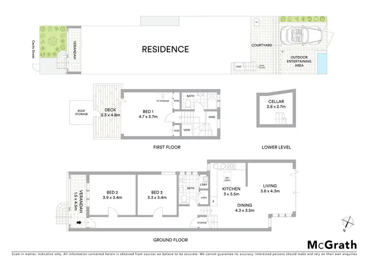Floorplan of Homely house listing, 55 Cecily Street, Lilyfield NSW 2040