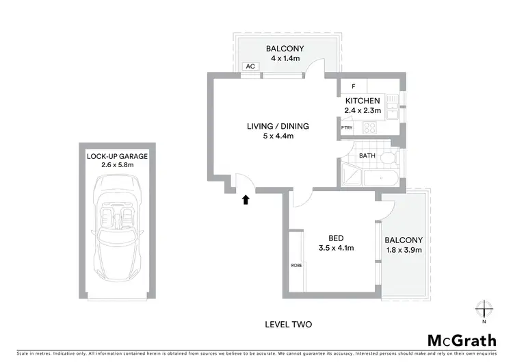 Floorplan of Homely apartment listing, 4/12 Elsmere Street, Kensington NSW 2033
