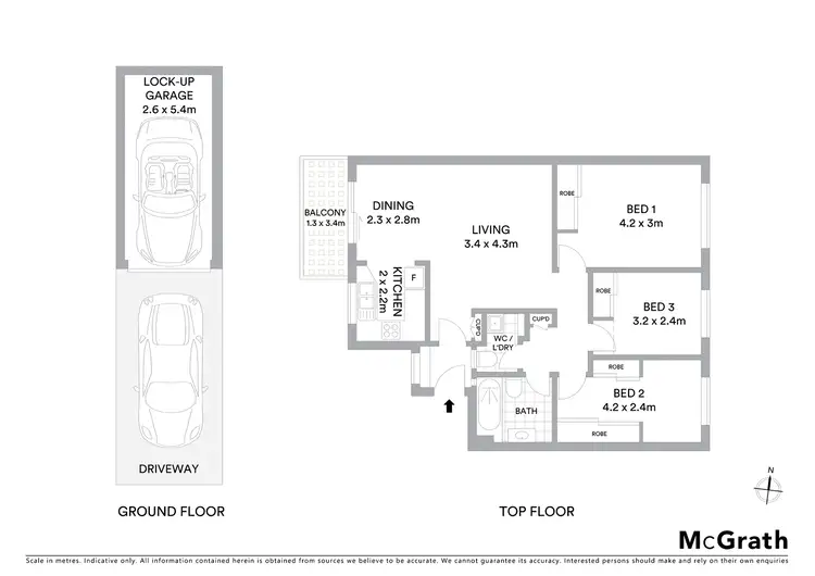 Floorplan of Homely apartment listing, 23/9 Nilson Avenue, Hillsdale NSW 2036