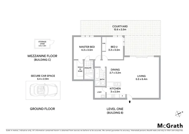 Floorplan of Homely unit listing, 17/580 Hume Highway, Yagoona NSW 2199