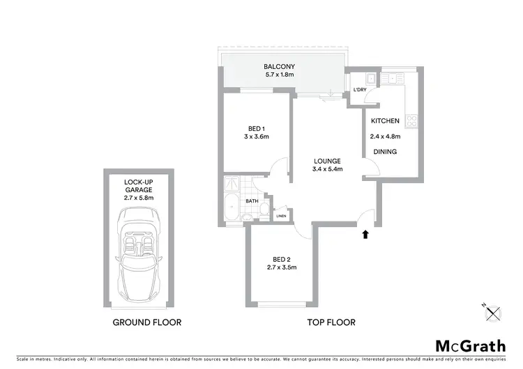Floorplan of Homely apartment listing, 13/27 Queen Victoria Street, Bexley NSW 2207