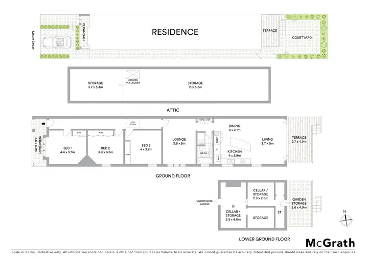 Floorplan of Homely house listing, 87 Mount Street, Coogee NSW 2034