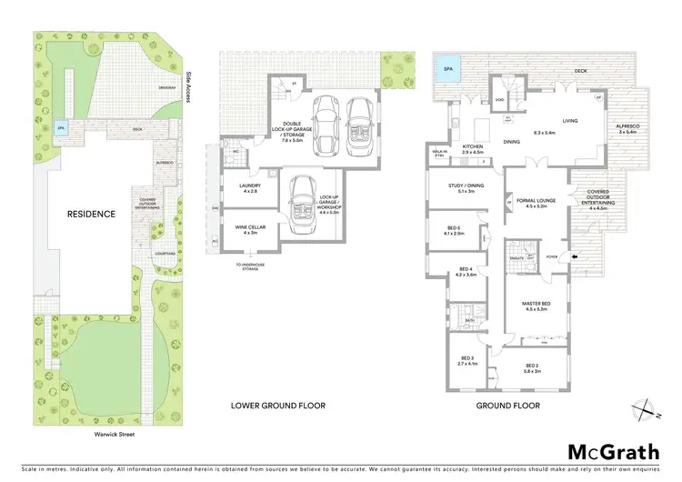 Floorplan of Homely house listing, 8 Warwick Street, Killara NSW 2071