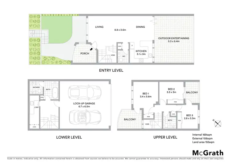 Floorplan of Homely townhouse listing, 2/20 Kurrawyba Avenue, Terrigal NSW 2260