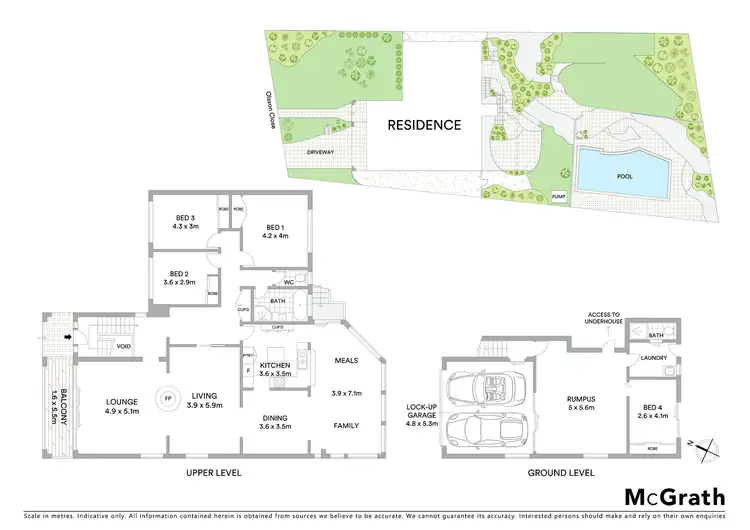 Floorplan of Homely house listing, 3 Olsson Close, Hornsby Heights NSW 2077