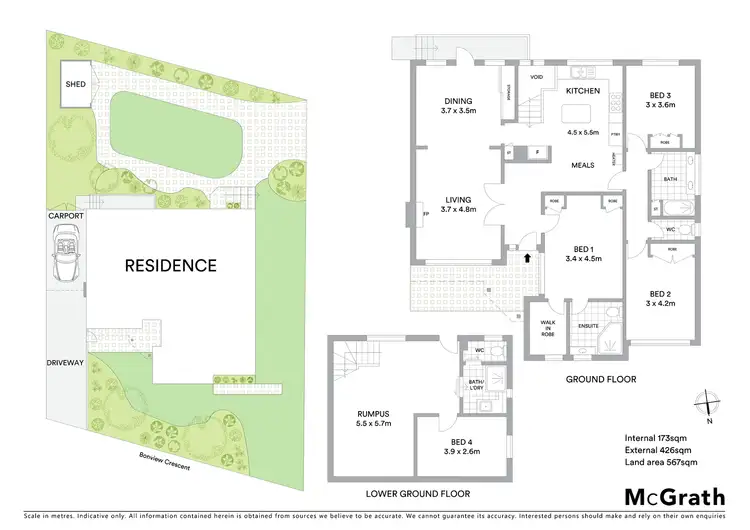 Floorplan of Homely house listing, 36 Bonview Crescent, Burwood East VIC 3151