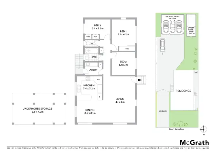Floorplan of Homely house listing, 100 Sandy Camp Road, Wynnum West QLD 4178