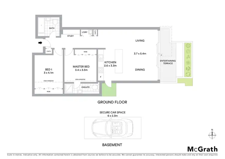 Floorplan of Homely apartment listing, 2/53 Bennett Street, Bondi NSW 2026