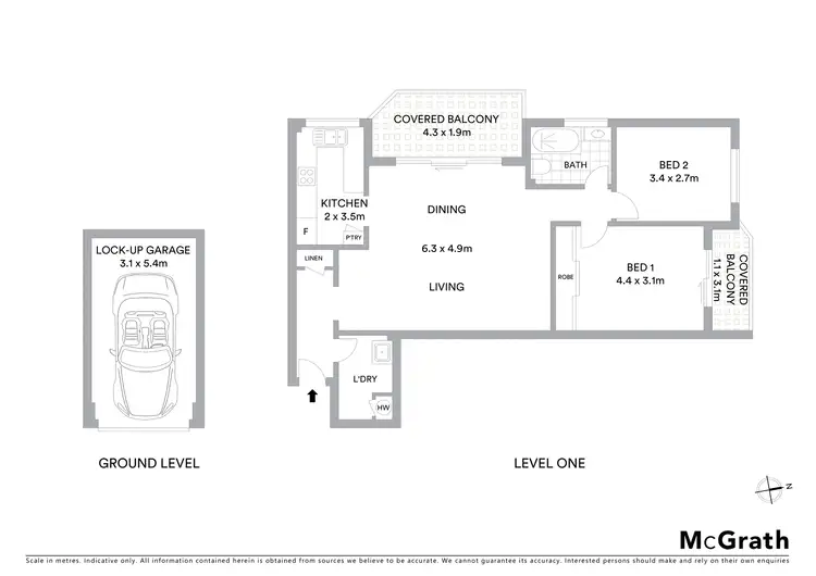 Floorplan of Homely apartment listing, 5/15 Marlo Road, Cronulla NSW 2230