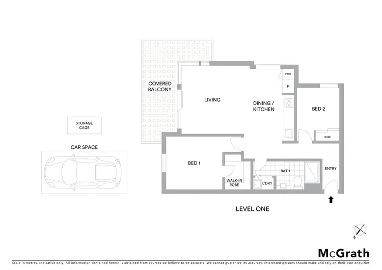 Floorplan of Homely apartment listing, 20/24 Milton Street, Elwood VIC 3184
