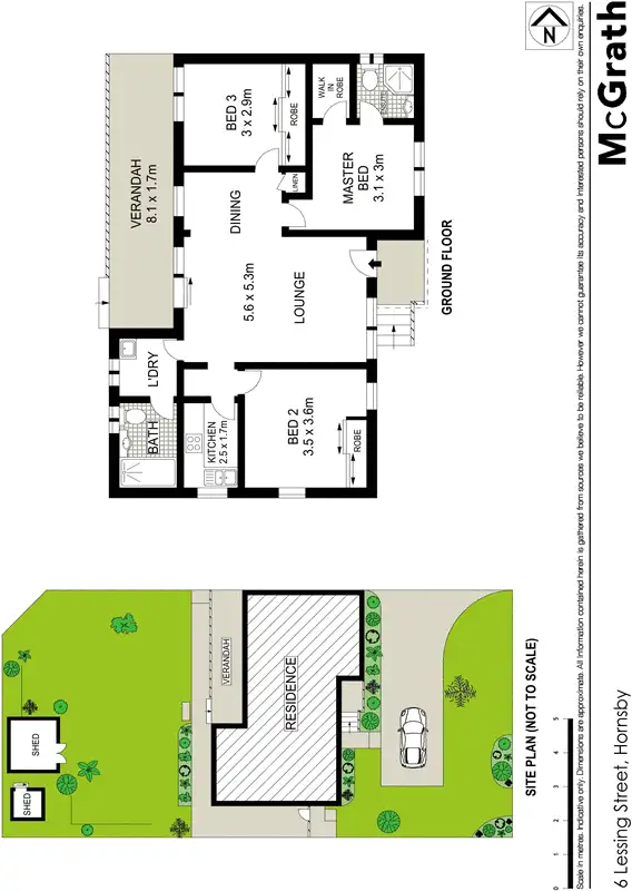 Floorplan of Homely house listing, 6 Lessing Street, Hornsby NSW 2077