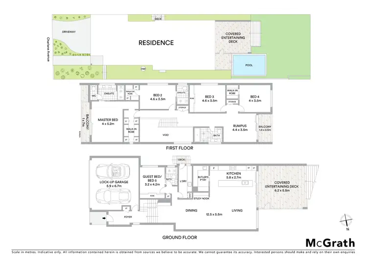 Floorplan of Homely house listing, 10 Charlane Avenue, Indooroopilly QLD 4068