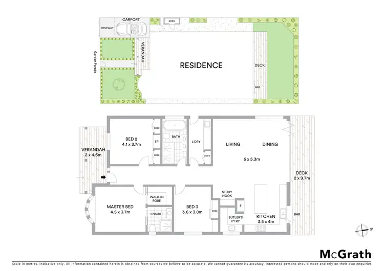 Floorplan of Homely house listing, 1A Gordon Parade, Yarraville VIC 3013