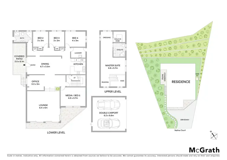 Floorplan of Homely house listing, 7 Nolina Court, Indooroopilly QLD 4068