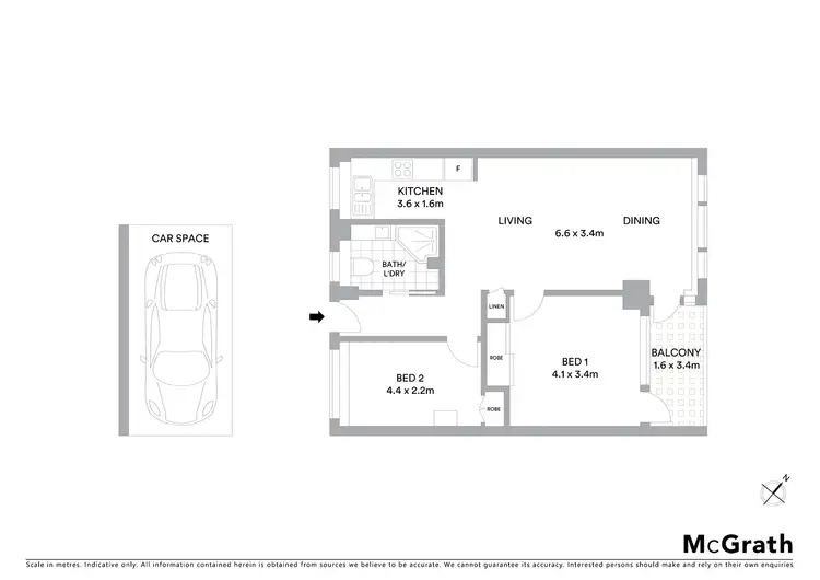 Floorplan of Homely apartment listing, 13C/172 Oxlade Drive, New Farm QLD 4005