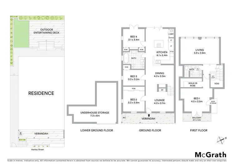 Floorplan of Homely house listing, 25 Hartley Street, Rozelle NSW 2039