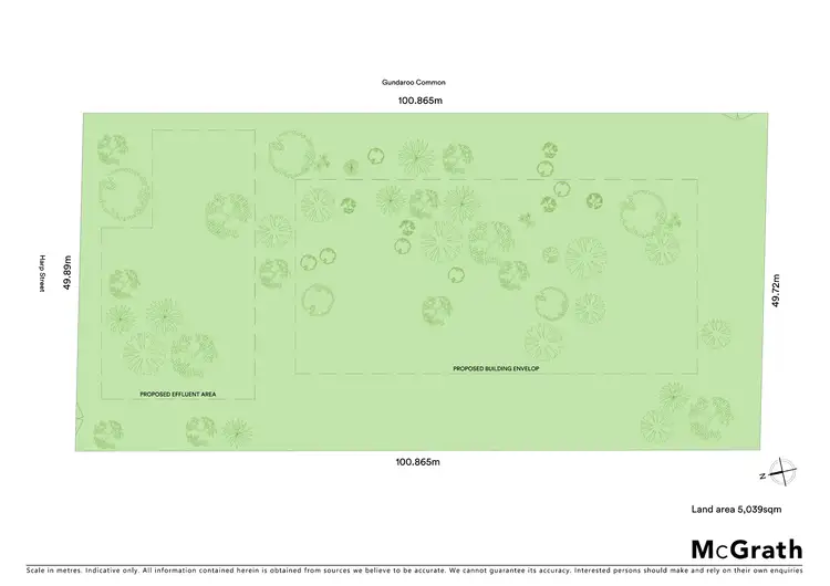 Floorplan of Homely land listing, 23 Harp Street, Gundaroo NSW 2620