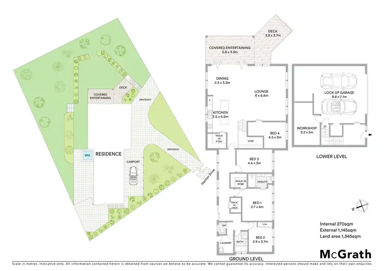 Floorplan of Homely house listing, 45 Hamlyn Drive, Port Macquarie NSW 2444