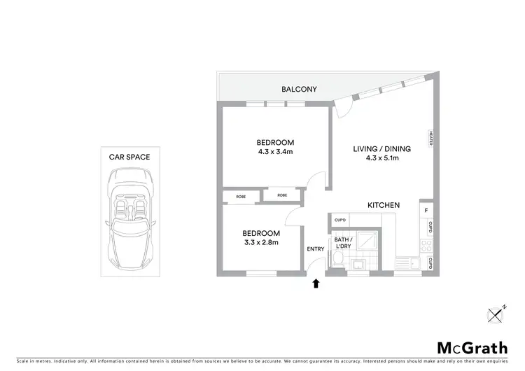 Floorplan of Homely apartment listing, 10/122 Beach Road, Parkdale VIC 3195