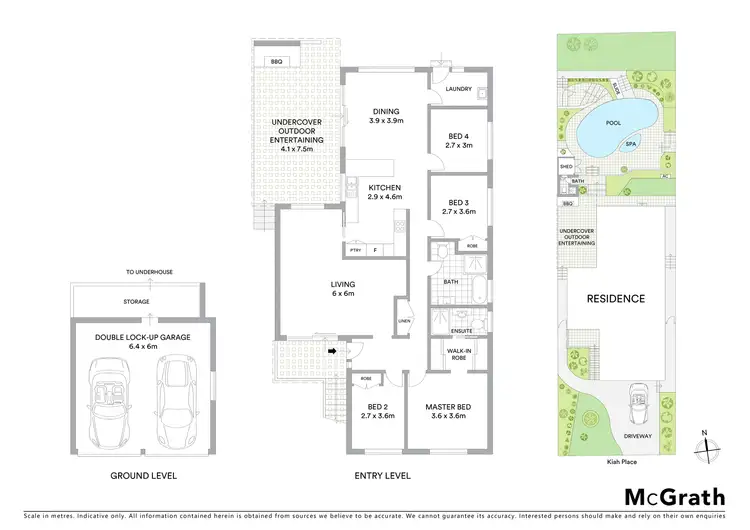 Floorplan of Homely house listing, 3 Kiah Place, Miranda NSW 2228