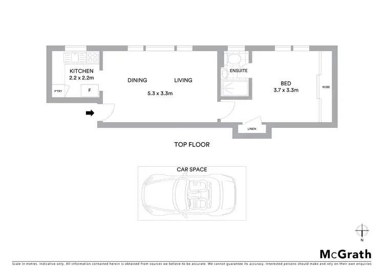 Floorplan of Homely apartment listing, 20/19 Shirley Road, Wollstonecraft NSW 2065