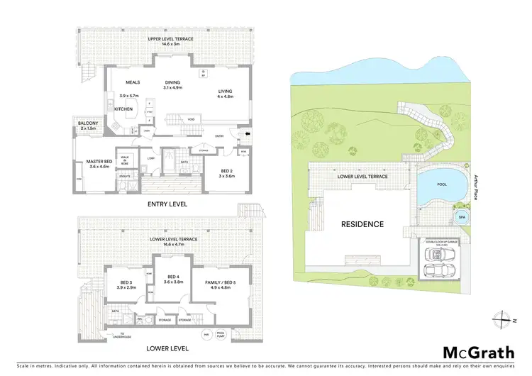 Floorplan of Homely house listing, 1 Arthur Place, Bonnet Bay NSW 2226