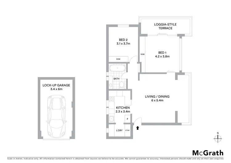 Floorplan of Homely apartment listing, 9/20 Melrose Parade, Clovelly NSW 2031