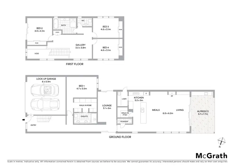 Floorplan of Homely house listing, 8 Frank Street, Newtown VIC 3220