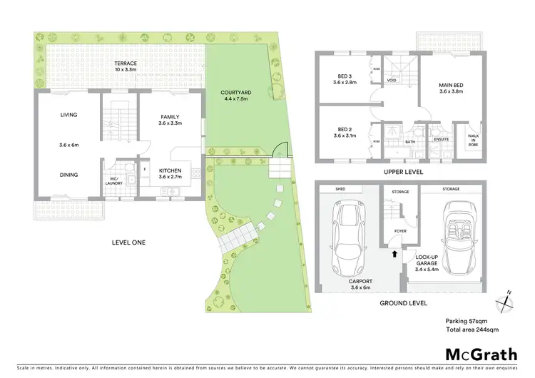Floorplan of Homely townhouse listing, 4/4 Helen Street, Lane Cove NSW 2066