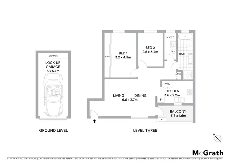 Floorplan of Homely unit listing, 16/11 Nelson Street, Penshurst NSW 2222