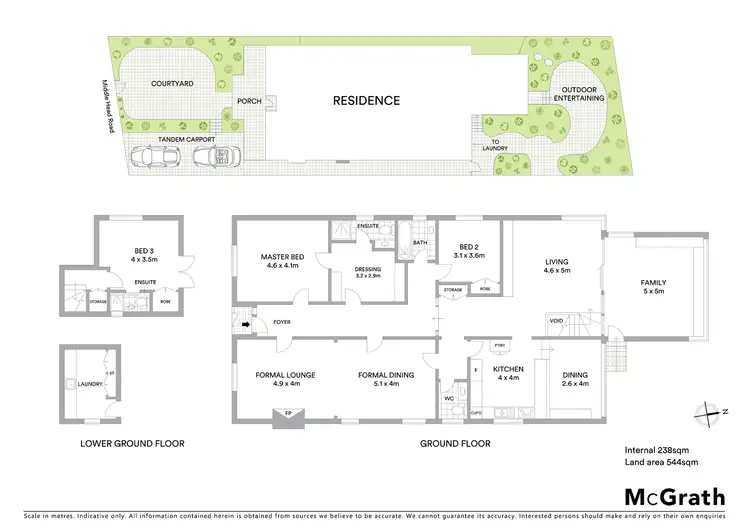 Floorplan of Homely house listing, 77 Middle Head Road, Mosman NSW 2088