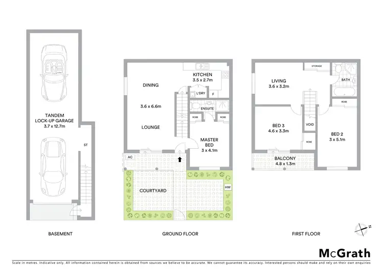 Floorplan of Homely townhouse listing, 12/22 Premier Street, Gymea NSW 2227