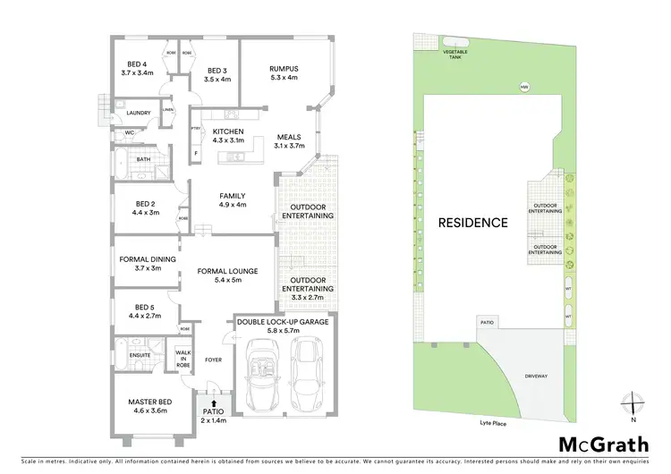Floorplan of Homely house listing, 4 Lyte Place, Prospect NSW 2148