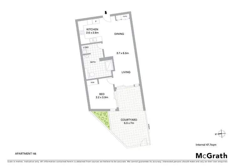 Floorplan of Homely apartment listing, 118/8 Cape Street, Dickson ACT 2602