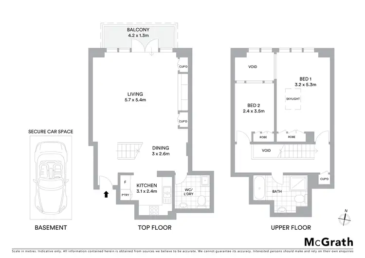 Floorplan of Homely apartment listing, 81/15 Boundary Street, Darlinghurst NSW 2010