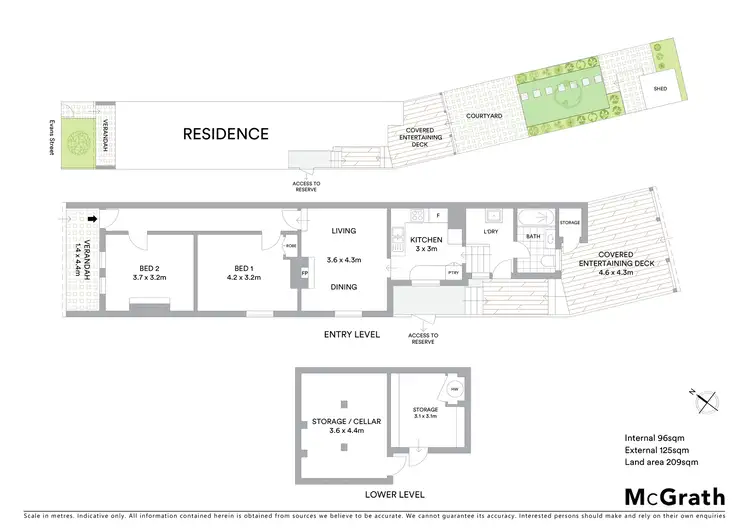 Floorplan of Homely house listing, 156 Evans Street, Rozelle NSW 2039
