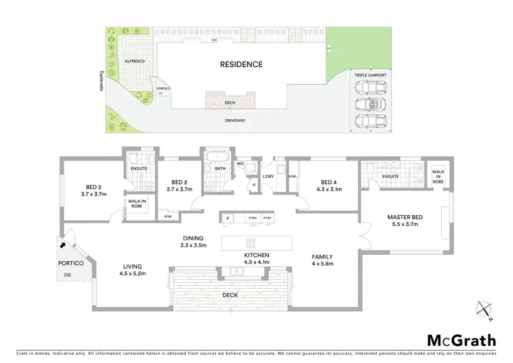 Floorplan of Homely house listing, 134 Esplanade, Golden Beach QLD 4551