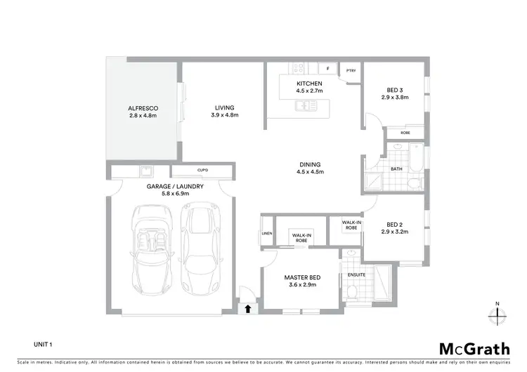 Floorplan of Homely house listing, 1/109 Creekwood Avenue, Meridan Plains QLD 4551