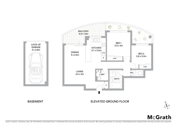 Floorplan of Homely apartment listing, 8/19 Marlo Road, Cronulla NSW 2230