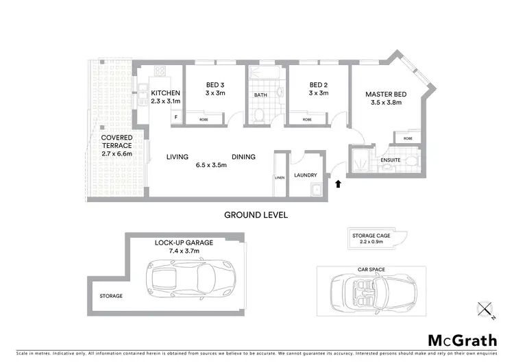 Floorplan of Homely apartment listing, 8/22 Eric Road, Artarmon NSW 2064