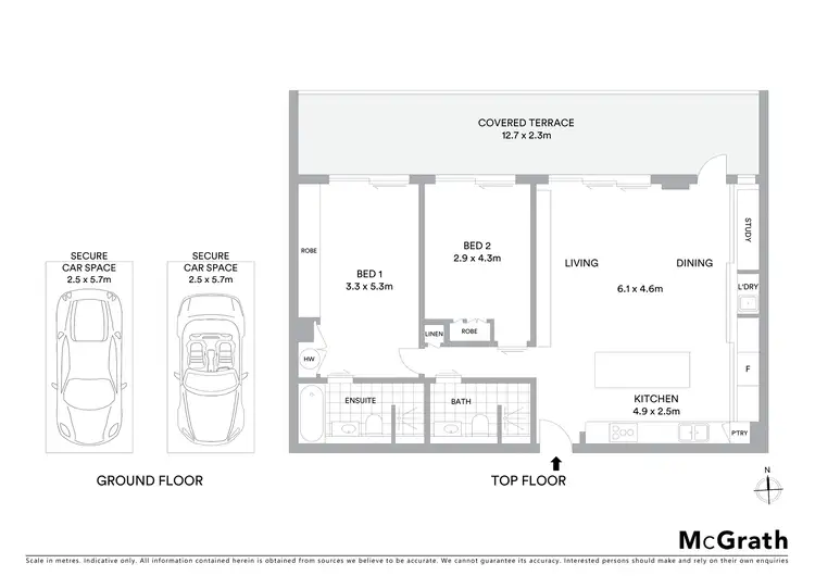 Floorplan of Homely apartment listing, 30/2 Pacific Street, Bronte NSW 2024