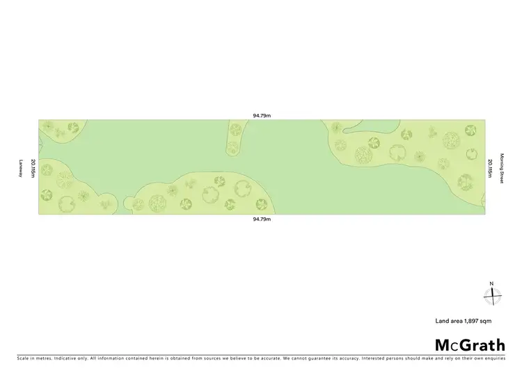 Floorplan of Homely land listing, 52 Morning Street, Gundaroo NSW 2620