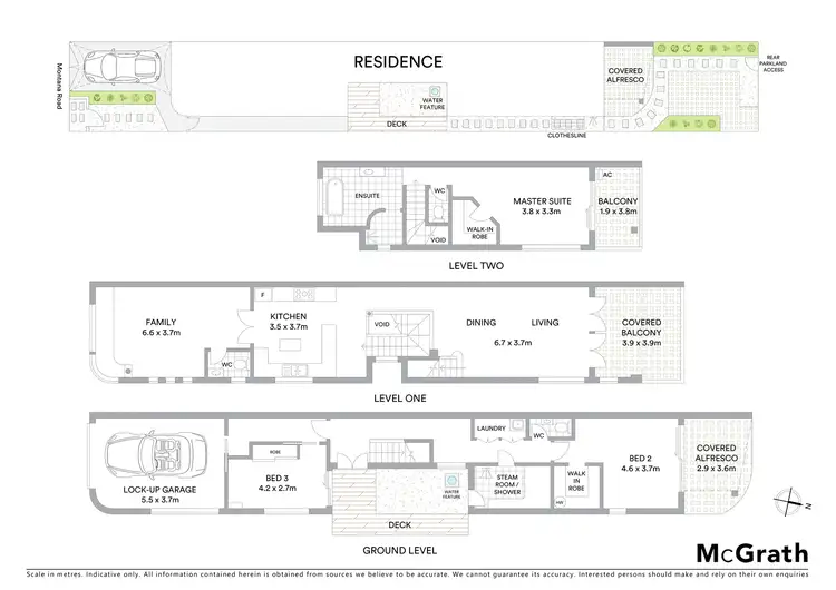 Floorplan of Homely semi-detached listing, 2/41 Montana Road, Mermaid Beach QLD 4218