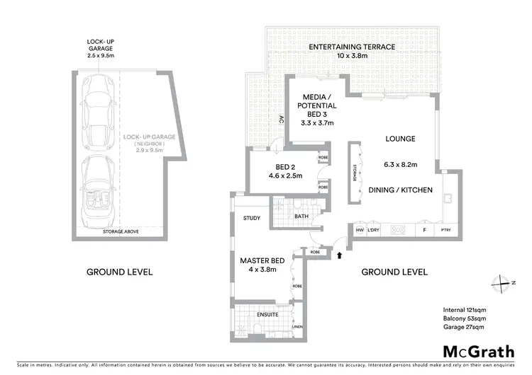 Floorplan of Homely apartment listing, 3/125 Kurraba Road, Neutral Bay NSW 2089